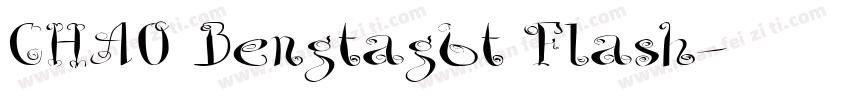 CHAO Bengtagbt Flash字体转换